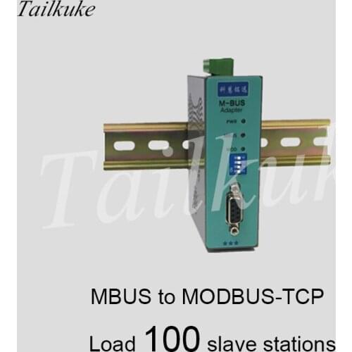 MBUS/M-BUS to MODBUS-TCP Ethernet Converter (100 Load) KH-MT-M100