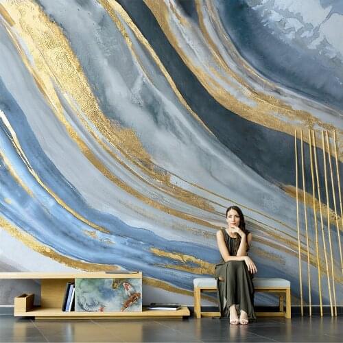 3d Wall Murals Hand-painted abstract art Wallstickers Murals living room TV Background non-woven Sofa Seamless Wallpaper