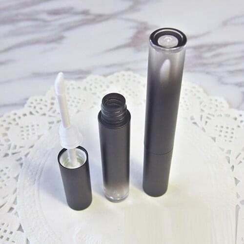 Pretty 4.5ml Empty Lip Gloss Tube Lipstick Balm Bottle Container With Brush Cap Beauty Comestic Mini Sample Tool 200pcs/lot