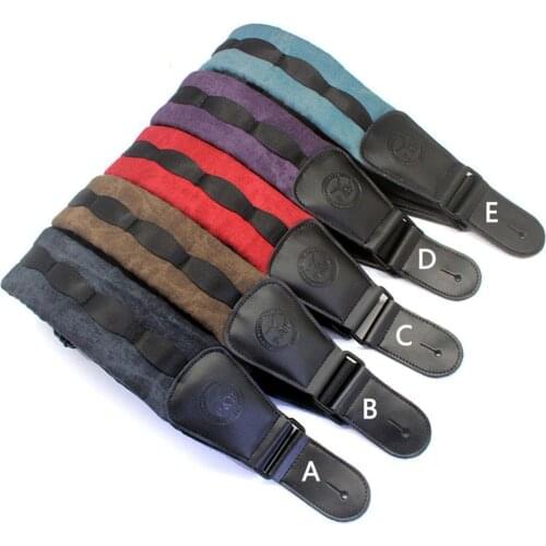 P&P Bass Strap Padded Guitar Strap Adjustable Length For Heavy Bass And Guitars Electric Guitar Bass Strap Reduce Pressure