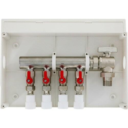 Stainless steel 304 4 outlets high pressure ball valve water knockout drum water trap single and double head PPR standard suit