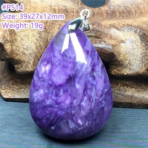 Top Natural Purple Charoite Necklace Pendant Jewelry For Woman Man Healing Crystal 39x27x12mm Beads Silver Stone Gemstone AAAAA