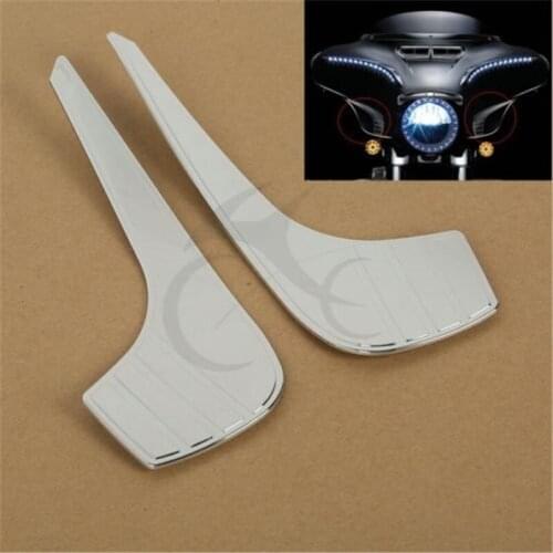 Motorcycle Tri-Line Fairing Accents For Harley Electra Street Glide FL & Trike 2014-2018