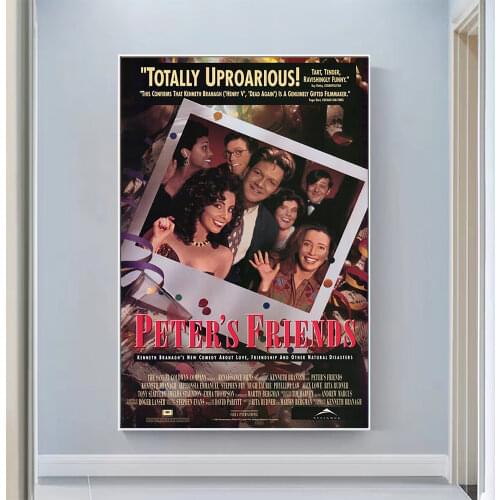 V0835 Peters Friends Vintage Classic Movie Wall Silk Cloth HD Poster Art Home Decoration Gift