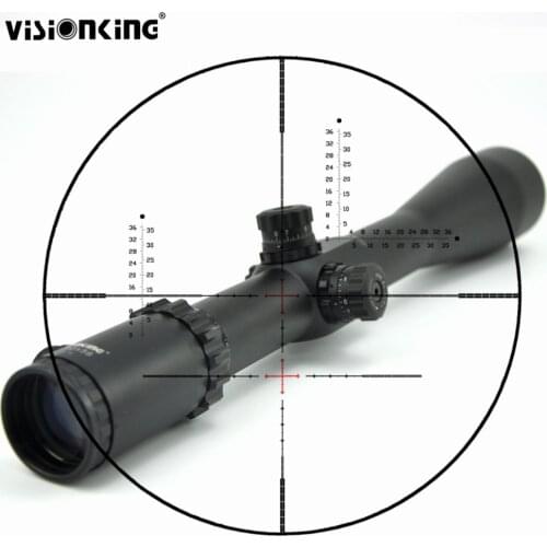 Visionking 10-40x56 Long Range 35mm Tube Optics Sight Telescopic Scope W/21mm Mounts&Honeycomb Sunshade Hunting Rifle Scope