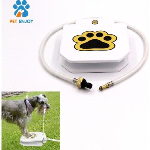Dog Step on Water Fountain Toy for Summer Pet Feeder Outdoor Dog Pet Water Feed Sprinkler Automatic