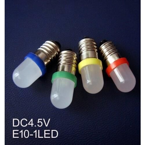 High quality DC4.5V E10 light,E10 5V frosted led light,E10 4.5V Light,E10 4.5V bulb,E10 lamp 4.5V,E10 5V,free shipping 500pc/lot
