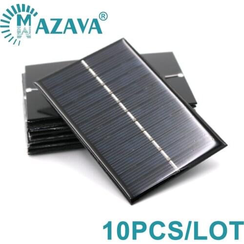 10pcs x 6 V 0.6 W Solar Cells 100mA 6V Phone Charger Home Improvement Solar Panel 90mm*60mm Polycrystalline Silicon