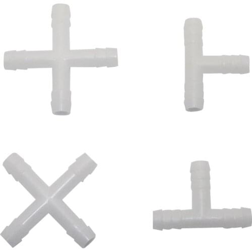 100Pcs 10mm Water Pipe Connector Rabbit Chicken Poultry Birds Drinking Hose Connection Animals Drinking Tool