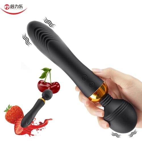 18 Modes G-Spot Vibrator Dildo Sex Toys For Women Dual Motors AV Wand Clitoris Stimulator Vagina Massager Female Masturbator
