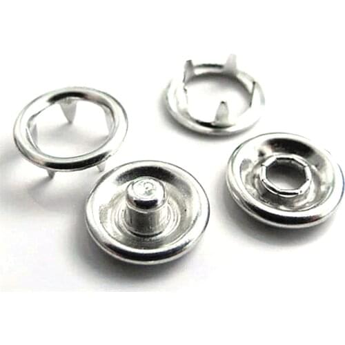 50 sets per pack .11mm prong buckle. 9.5mm baby clothes snaps. Toxic Snap button. DIY clothing accessories. Brass metal buckle