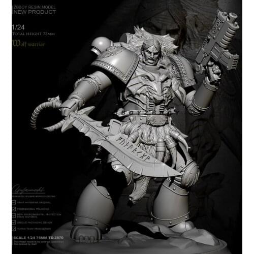 75mm 1/24 Resin figure model kits DIY self-assembled TD-2870