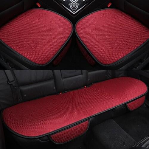Car Seat Cover Cushion Car Accessories Four Seasons Rear Non-slip Auto Seat Cushion Breathable Protector Mat Pad