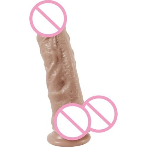 Fleshy ham Huge emulational penis large size dildo with testis and balanus L27cm*D6cm sex products sex toy adult toy-flesh001
