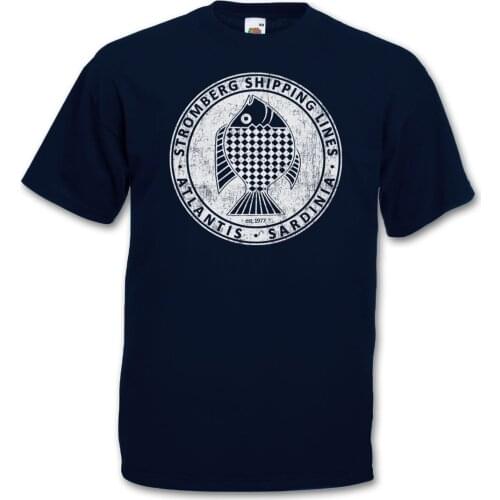 Stromberg Shipping Lines T-Shirt - 007 Karl Strom Berg James The Wo Loves Me 2019 New Arrival Fashion Cotton Graphic Shirts