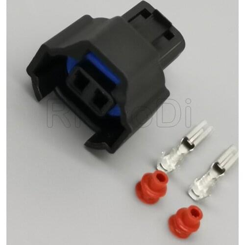 10 Sets Female Injector Plug 2Pin Connector Denso Toyota Mazda connector includes terminals and seals 4AGE RB26 3SGE
