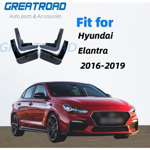 Set Car Mud Flaps fit For Hyundai Elantra Avante AD 2016-2019 Mudguard Splash Guards Fender Mudflaps Auto Accessories