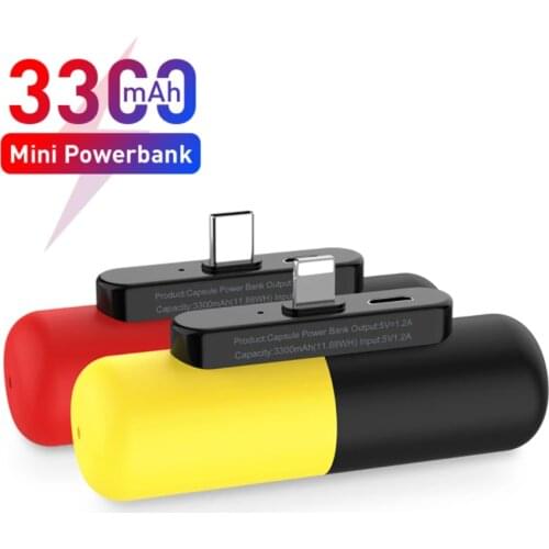 ZKFYS Mini Power Bank Cute Capsule Portable Powerbank 2000mAh External Battery Poverbank Phone Charger For iPhone Xiaomi Samsung