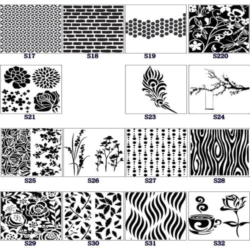 Diy Layered Mold For Painting Scrapbook Coloring Embossed Photo Album Decoration Template Hollow Template