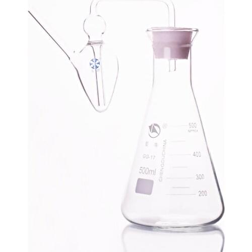 Fermentation bolt set,Rubber stopper,150ml/200ml/250ml/300ml/500ml/1000ml,conical flask,Alcohol fermentation device,Winery use