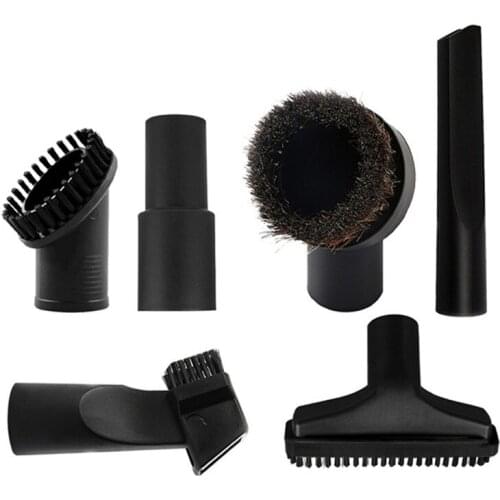 Vacuum Cleaner Brush Head Suction Tips Nozzle Adapter Swivel Head Professional Attachment Kits Vacuum Cleaner Accessories 6Pcs