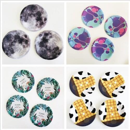 Wholesales Cosmic Refreshing-Unusual Design Party Paper Plate Disposable High Quality Food Level Paper