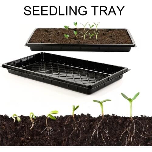 Plastic Seedling Tray For Greenhouse Plant Germination Nursery Pot Propagation Tray Succulent Flower Seed Grow Box #T2P