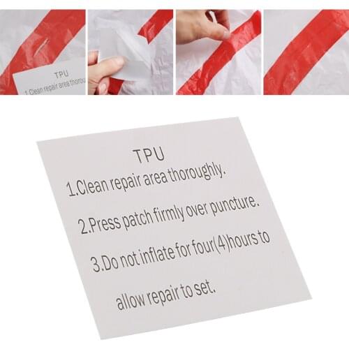 Swimming Ring Repair Glue Camping Equipment Tent Repair Paste Waterproof Repair Patch Translucent TPU Sticker