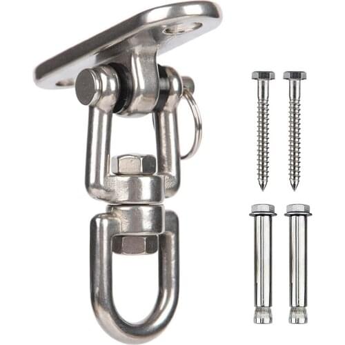 Punching Bag Hanger, Stainless Steel Swivel Ceiling Mount for Beam Heavy Bag,Gym Swing,Trapeze,Hammock