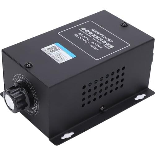 Motor Speed Governor Single-Phase Fan Speeds Stepless Adjustable Switch Voltage Regulator AC 220V