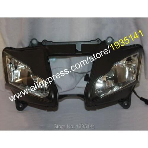 Hot Sales,Clear Motorcycle Headlight House For Kawasaki ZX-10R 2011-2015 ZX10R 11 12 13 14 15 Front Head Light Lamp Assembly