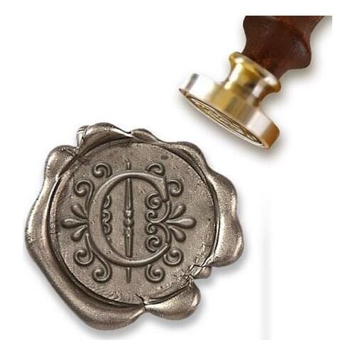 Custom Initial Wax Seal Stamp-Apex Lake Decorative Font #1155