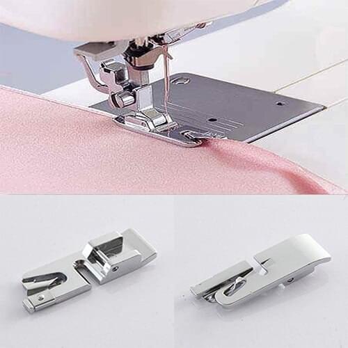 1Pc Rolled Hem Foot for Brother Janome Singer Silver Color Bernet Sewing Machine