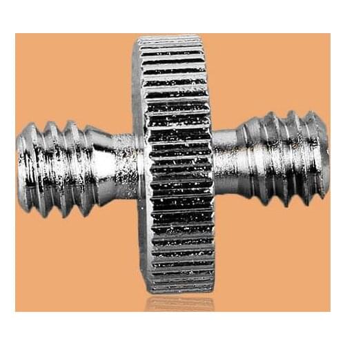 100Pcs Metal 1/4 to 1/4 Adapter Screw Tripod/Light Stand Mount Screw