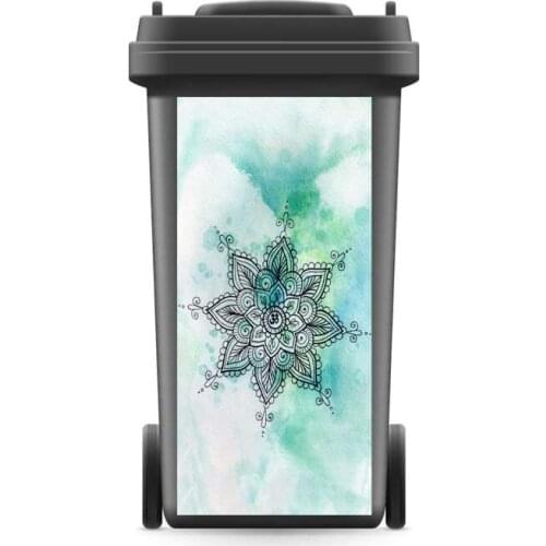 3D Rubbish Bin Sticker Art Fashion Pattern Wallpaper mural Wall Print Decal Removable Wall Mural Photo self adhesive Gift