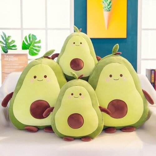 50/70cm plush Avocado stuffed soft Four-way stretch comfortable Pillow good quality Soothing doll Cushion christmase gift kid