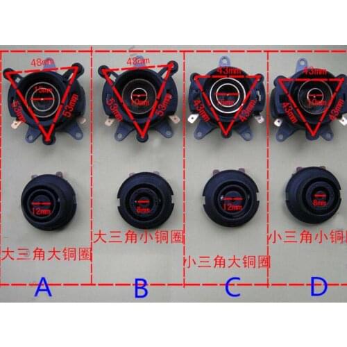 AC 220/230V 3 Port Temperature Control Socket Base Kettle Thermostat 1set