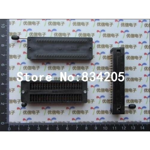 Free shipping black Gold plated 40P locking IC socket Chip base narrow-body connector