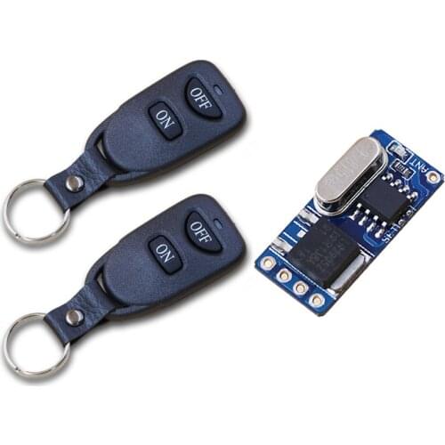 DC3.5v-12v RF Wireless Remote Control Lighting Switch Radio Controlled Switch System Transmitter Receiver 315Mhz/433MHZ