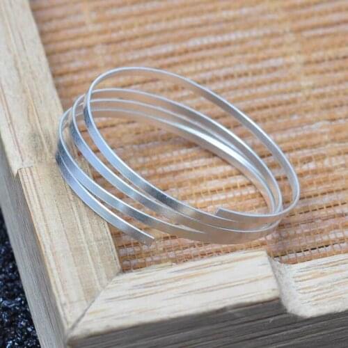 0.9x0.3mm 0.9x0.4mm real Pure Solid 999 Sterling Silver Wire Thread String Line for Necklace Bracelet Earring Jewelry Making