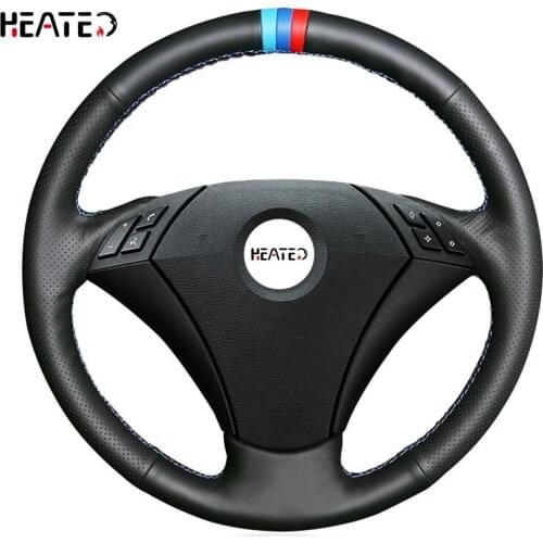 Steering Wheel Cover for BMW E60 (Sedan) 530d 2003-2009 E61 (Touring) 2004-2009 Braiding cover for steering wheel