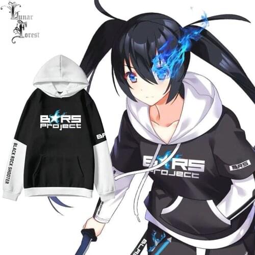 BLACK ROCK SHOOTER 3D Printing Men/Women Autumn Fashion Japanese Hoodies Sweatshirt Long Sleeves Pollover Plus Size