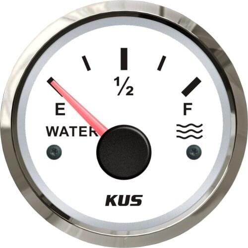 Marine Water Level Gauge Boat Car Truck Tank Level Indicator 52mm 0-190 ohms