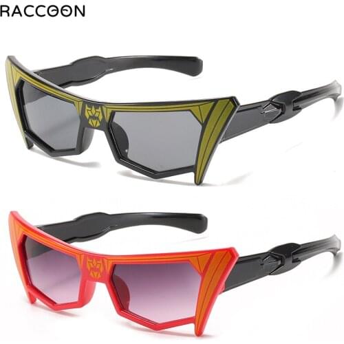 Children Cartoon Fashion Cat Eye Party Sunglasses Kid Cool Cospaly Transformers Boy Sun Glasses
