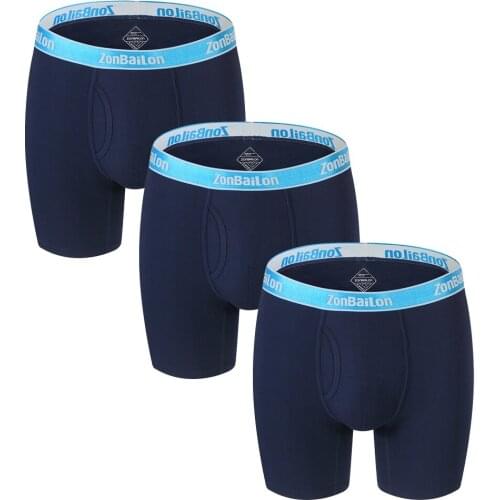 Mens Underwear Shorts Boxer-3-Colors-Choice Sexy Male Bamboo Fiber Comfortable Briefs 4 PCS