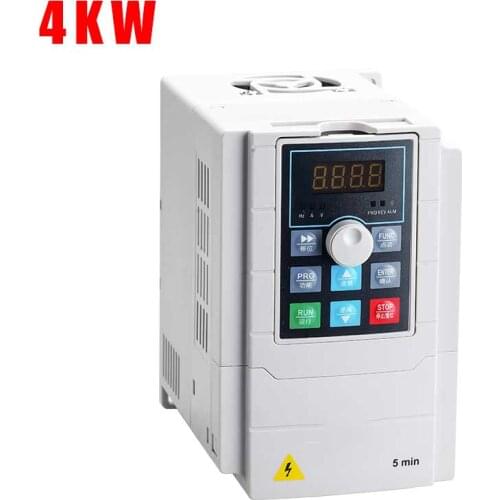 For Russian CE 220v/380V 4kw 1 phase input and 3 phase output frequency converter/ac motor drive/VSD/VFD Inverter inverters