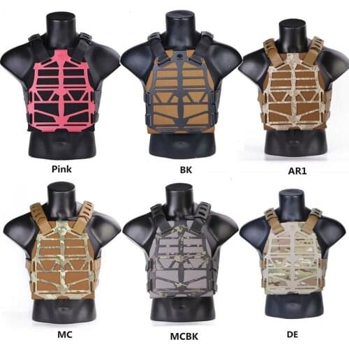 Emerson ABS Tactical Airsoft SS Vest Molle System Frame Plate Carrier Plastic