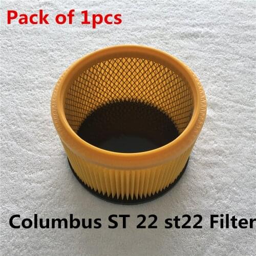 Pack of 1pcs Filter Cartridge For Columbus ST 22 st22 Filter vacuum cleaner parts accessory