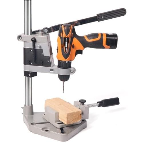 Hand drill bracket electric grinder bracket multifunctional household woodworking fixed shelf bench drill