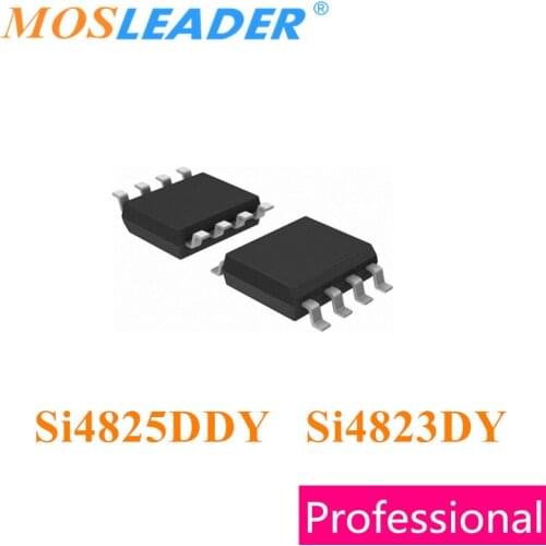 Mosleader Si4825DDY Si4823DY SOP8 100PCS 1000PCS Si4825DD Si4825D Si4823D Si4823 Si4825 P-Channel Chinese high quality
